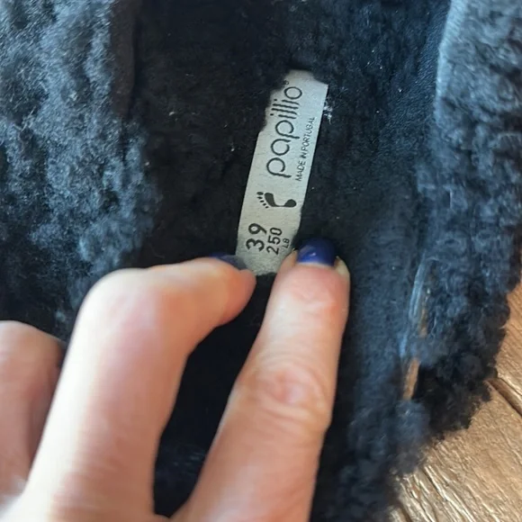 EXCELLENT CONDITION Birkenstock Papillio Teddy Arizona Sandals Sz 39 - Picture 5 of 6